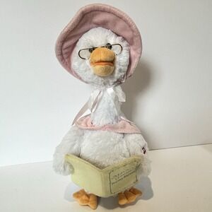 Mother‎ Goose Plush Talking Animated Nursery Rhymes Cuddle Barn Works VIDEO